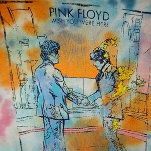 Wish you was here customized pink Floyd sweater